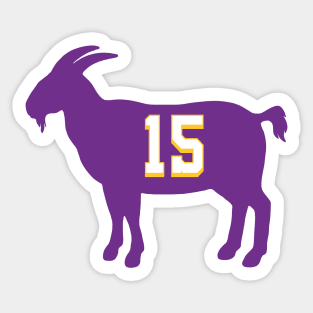 Austin Reaves Los Angeles Purple Goat Qiangy Sticker